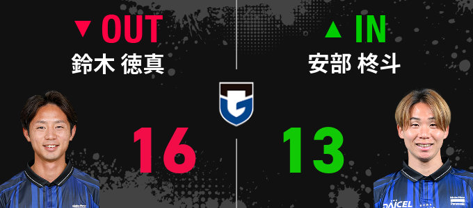 選手交代