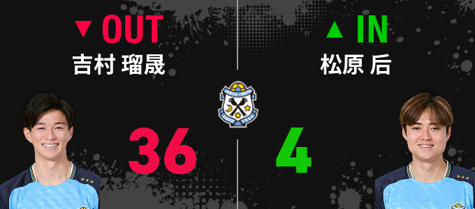 選手交代