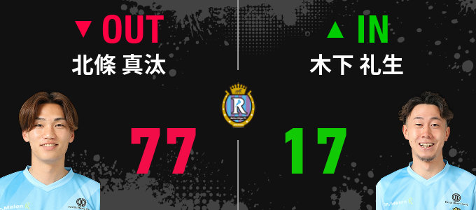 選手交代