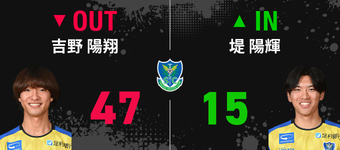 選手交代