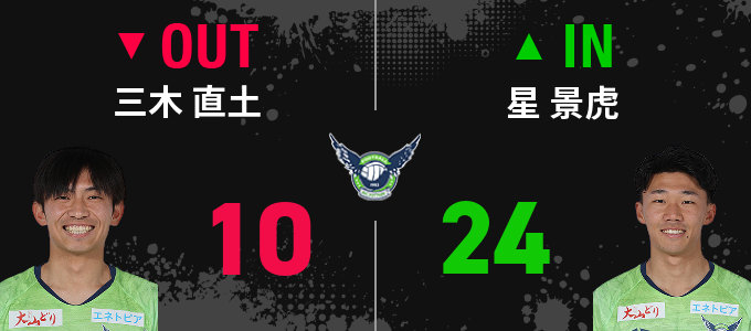 選手交代
