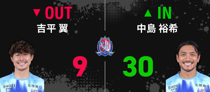 選手交代