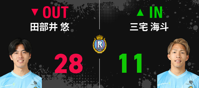 選手交代