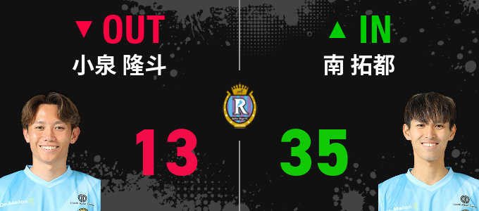 選手交代