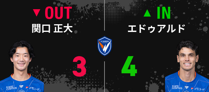 選手交代