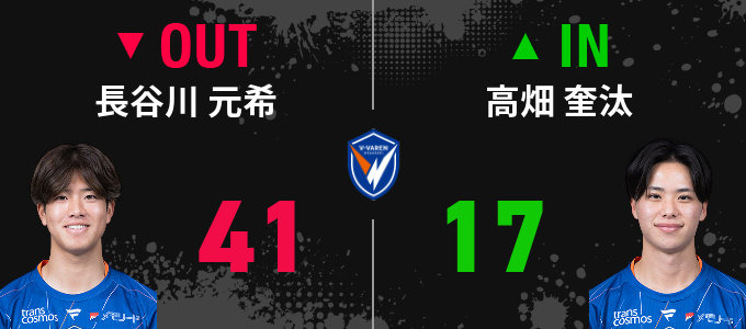 選手交代