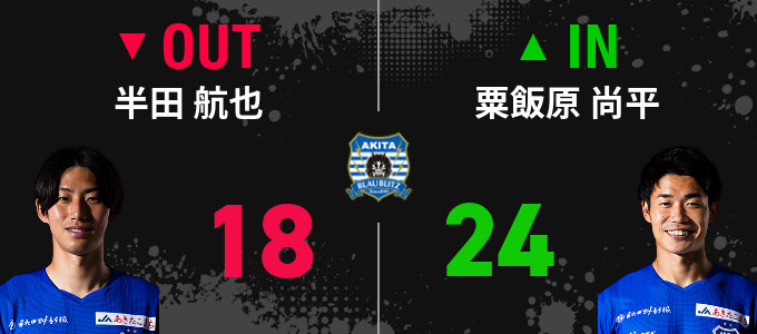 選手交代