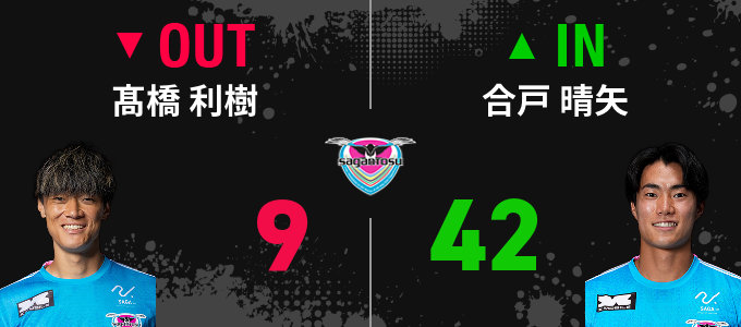 選手交代