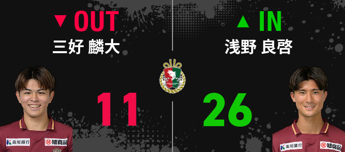 選手交代