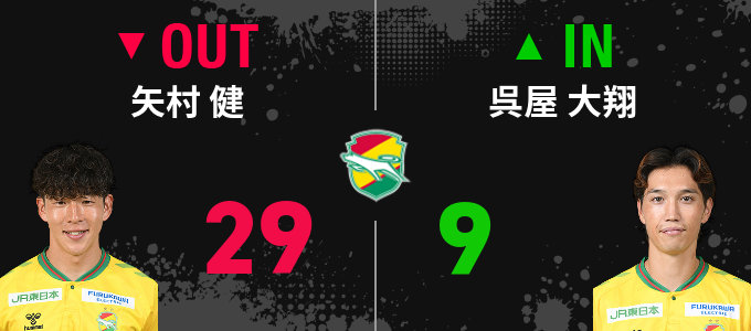 選手交代